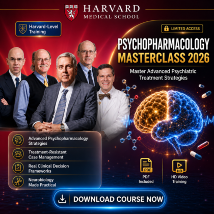 Harvard Psychopharmacology A Master Class 2026